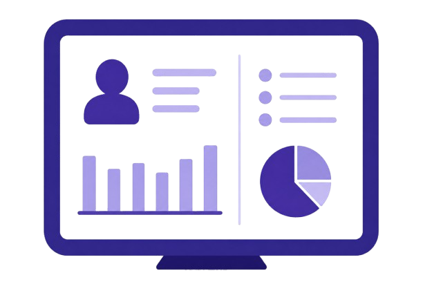 Integrated clinical profile dashboard — unified child developmental assessment report with domain scores for autism, ADHD and developmental delays