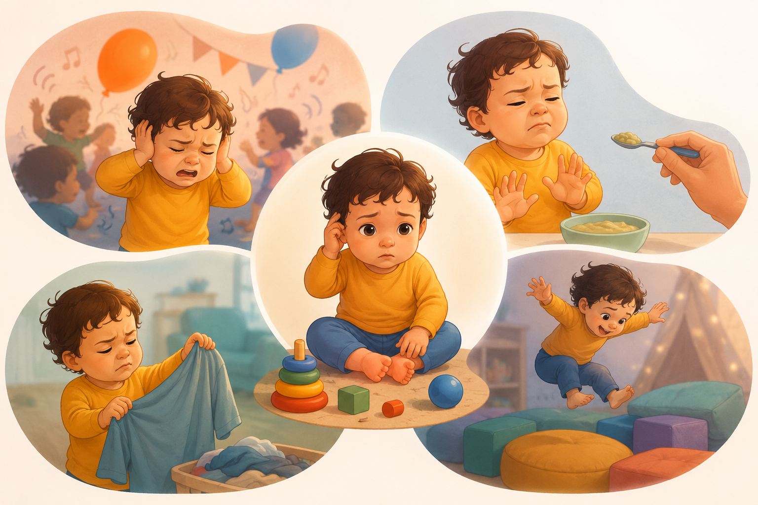 Toddler with ADHD signs and sensory sensitivities — early developmental screening India