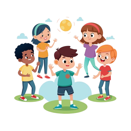 Children engaged in social therapy group play — building social interaction and emotional skills for autism and developmental delays